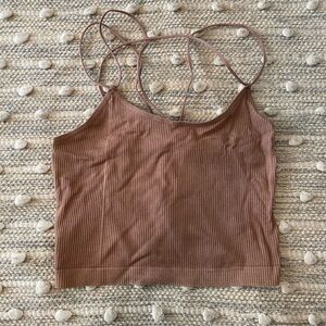 Seamless cami coco color size large NWT